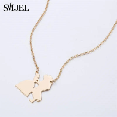 Necklace for Women Prince Princess Pendant Necklaces Lover Accessories Gifts