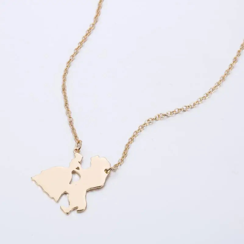 Necklace for Women Prince Princess Pendant Necklaces Lover Accessories Gifts