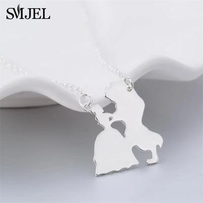 Necklace for Women Prince Princess Pendant Necklaces Lover Accessories Gifts
