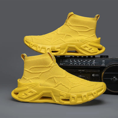 Men's Outdoor Sports Shoes - High-Top Sports Shoes Are Novel and Fashionable