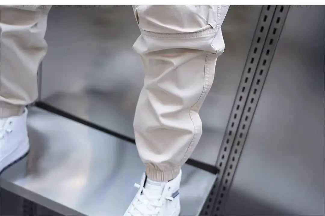 Men's Harem Pants Man Breathable Casual Pants Man Straight Trousers