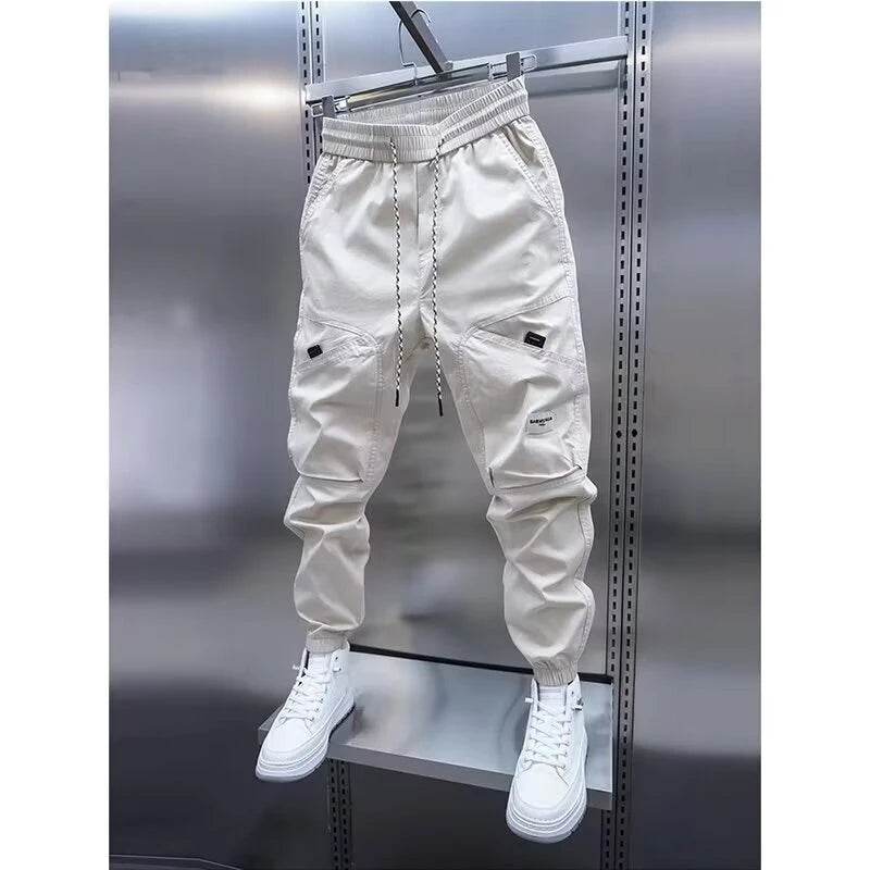 Men's Harem Pants Man Breathable Casual Pants Man Straight Trousers