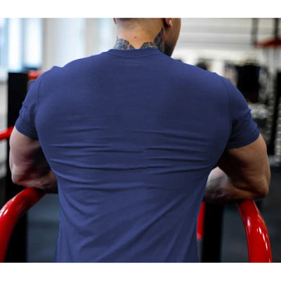 Short Sleeve T-shirt Running Training Slim Printed Shirt Sweatshirt Casual Tops