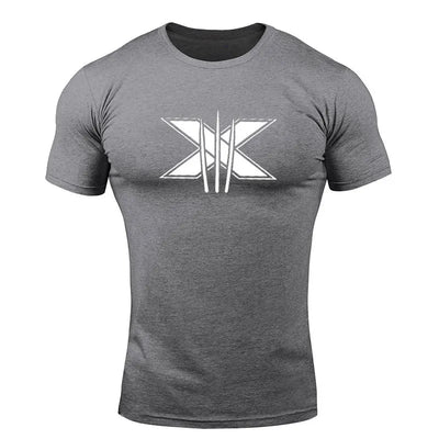 Short Sleeve T-shirt Running Training Slim Printed Shirt Sweatshirt Casual Tops