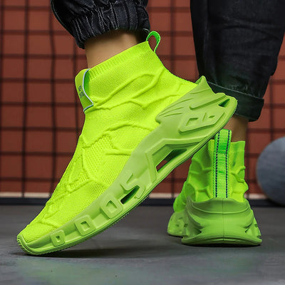 Men's Outdoor Sports Shoes - High-Top Sports Shoes Are Novel and Fashionable