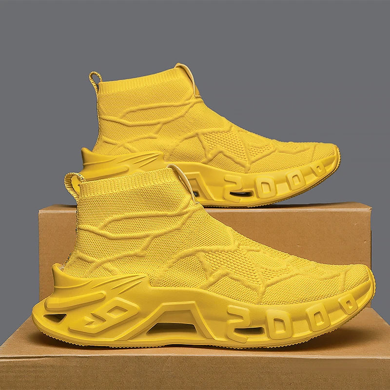 Men's Outdoor Sports Shoes - High-Top Sports Shoes Are Novel and Fashionable