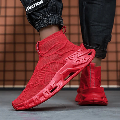 Men's Outdoor Sports Shoes - High-Top Sports Shoes Are Novel and Fashionable