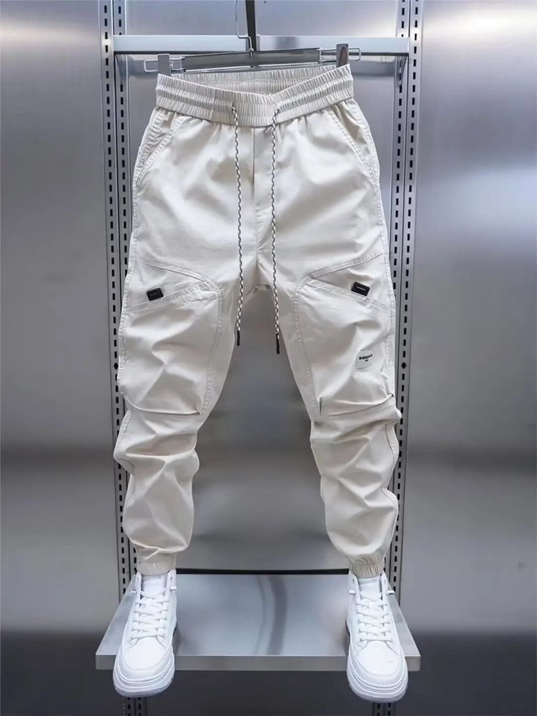 Men's Harem Pants Man Breathable Casual Pants Man Straight Trousers