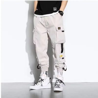 Workwear pants for men, trendy men's clothing for spring casual and loose men's sport