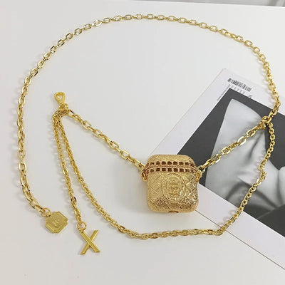 Luxury Designer Chain Belts for Women's Dress Jeans Trousers Mini Vintage Waist Gold Metal