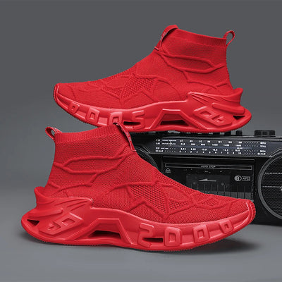 Men's Outdoor Sports Shoes - High-Top Sports Shoes Are Novel and Fashionable