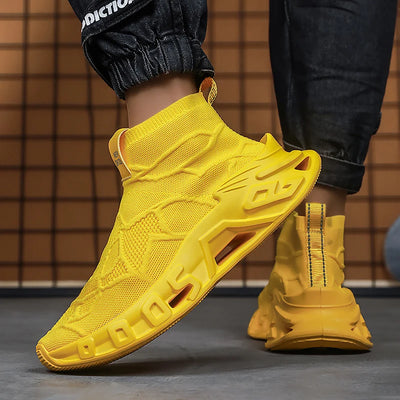 Men's Outdoor Sports Shoes - High-Top Sports Shoes Are Novel and Fashionable