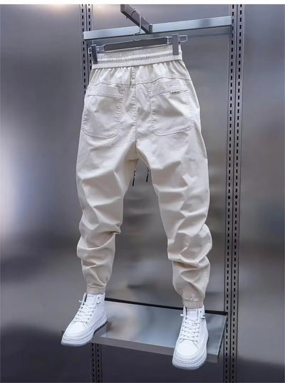 Men's Harem Pants Man Breathable Casual Pants Man Straight Trousers