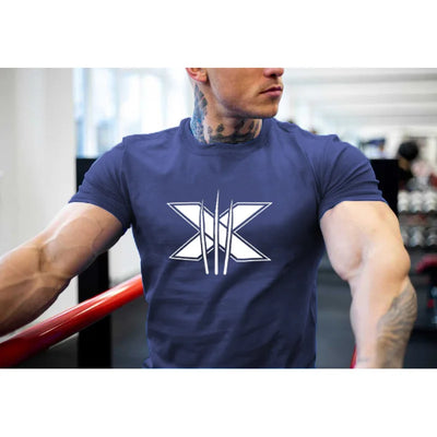 Short Sleeve T-shirt Running Training Slim Printed Shirt Sweatshirt Casual Tops