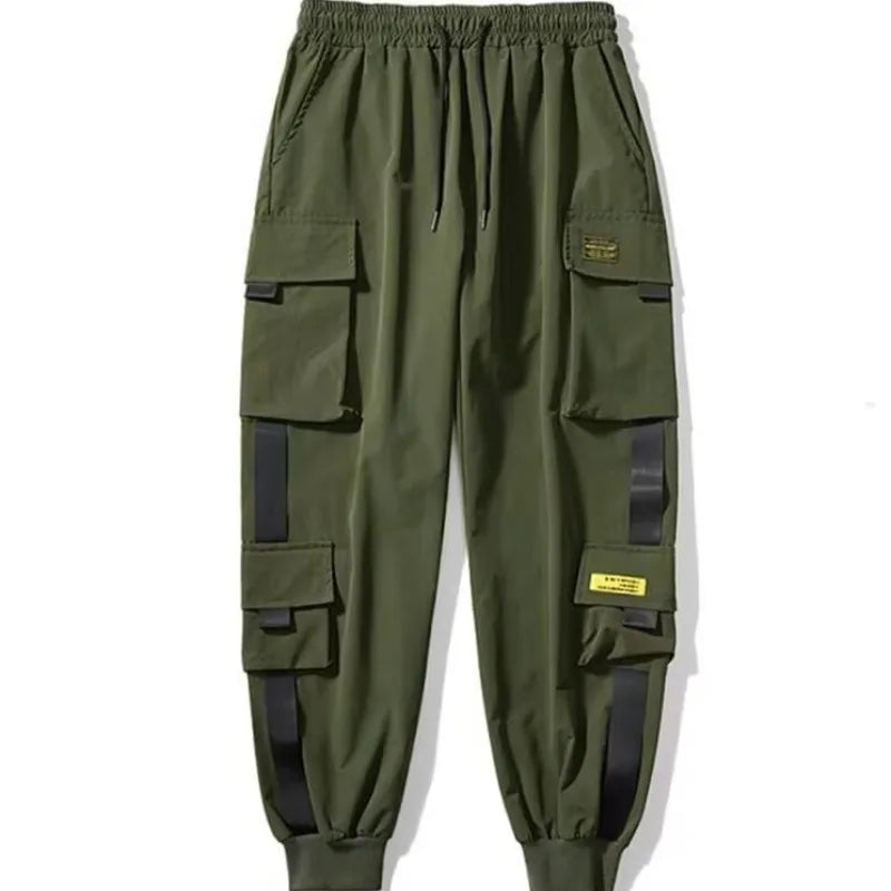 Workwear pants for men, trendy men's clothing for spring casual and loose men's sport
